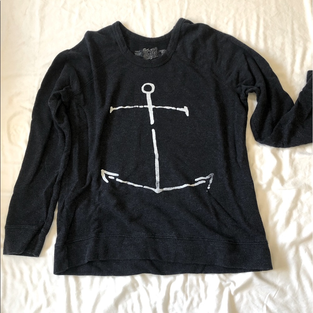 The Original Retro Brand - super soft anchor sweatshirt size medium